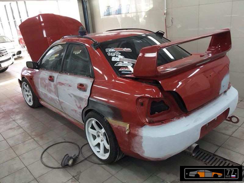 Локальная покраска Subaru Локальная покраска Subaru