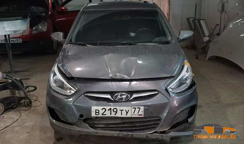 Ремонт бампера Hyundai