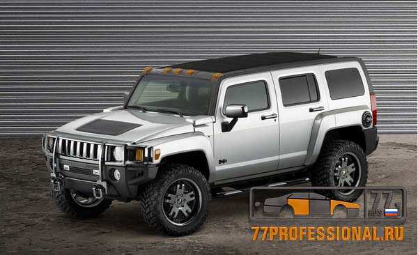 Восстановление геометрии кузова Hummer    