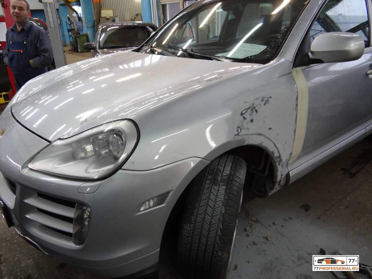 Локальная покраска Porsche Локальная покраска Porsche